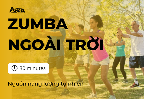Zumba ngoài trời và năng lượng tự nhiên