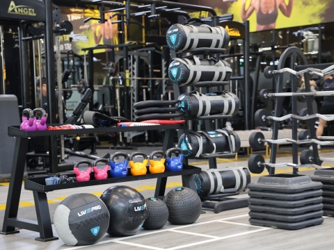 Khu cử tạ và cardio