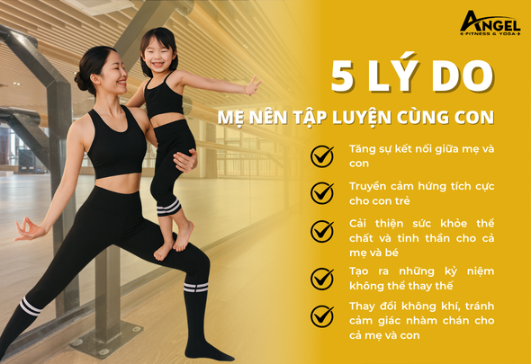 5 lý do mẹ nên tập luyện cùng con thay vì chỉ ngồi quan sá